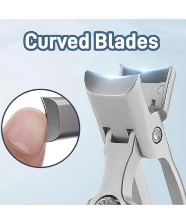 German Nail Clippers Lux German Grip Nail Clippers for Men Stainless Steel Splashless Nail Clippers Portable Ultra Sharp Nail Clippers Professional Nail Clippers for Thick Nails (1PC-C) - Buy Online on GoSupps.com