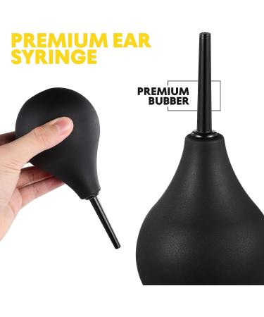 Healifty Ear Syringe 224ML - Hand Bulb Squeeze Cleaner for Ear Washing - Kids & Adults - Keyboard Dust Cleaner - Black - Buy Online on GoSupps.com