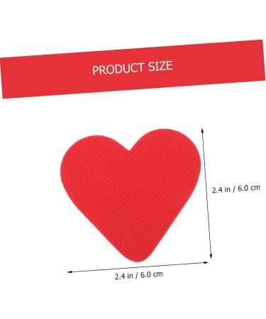 TENDYCOCO 9 Pairs Anti-Slip Shoe Sole Pads | Non-Slip Stickers for High Heels | Mute Sole Pads | Durable 6x6 cm Red Sole Patches - Buy Online on GoSupps.com