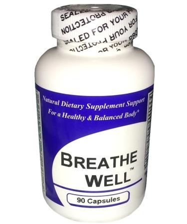Breathe Well (100 Capsules) - Concentrated Herbal Blend - Dietary Supplement
