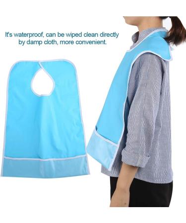 ting Bib Clothes Protector 2 Colors Optional 17.7 X 25.2In Adu For Older(Light Blue) - Buy Online on GoSupps.com