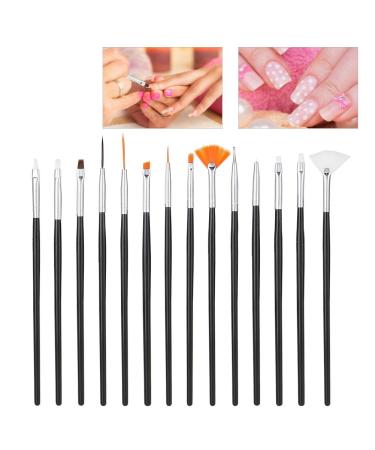 15pcs Painting Brush Set - DIY Nail Art Manicure Tools for Detailed Dotting & Line Drawing - International Shipping Available - Buy Online on GoSupps.com
