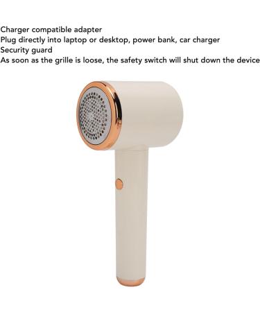 Rechargeable Electric Fabric Shaver - 6 Blade Fuzz Remover & Lint Remover for Clothes - USB Rechargeable Sweater Defuzzer for Home & Travel - Buy Online on GoSupps.com