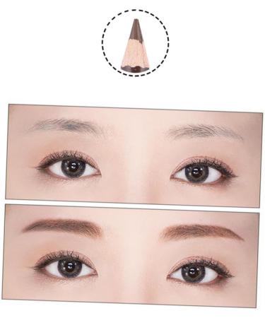 SOESFOUFU 2pcs Long Lasting Eyebrow Pencils Eyebrow Pencil Brush Double Head Eyebrow Pencil Makeup Eyebrow Pencils 1 count (Pack of 1) Brown - Buy Online on GoSupps.com