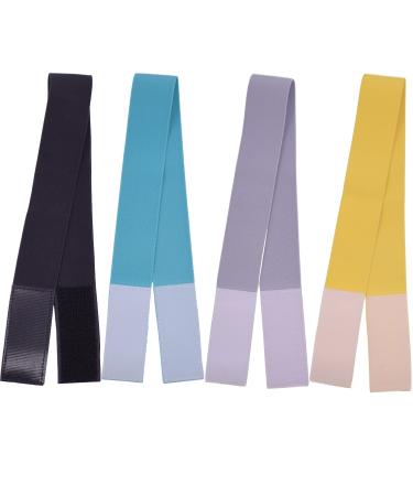 Wig Elastic Band for Melting Lace - 4 PCS edge band for wigs Lace Melting Bands for Keeping Wigs in Place wig laying band Wig Elastic Band lace band for wigs edges lace wig edge laying band lace band wrap Wig Bands(Black...
