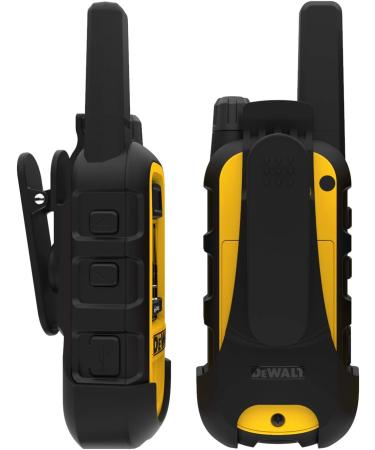 DEWALT DXFRS300 Heavy Duty Walkie Talkies - Waterproof, Shock Resistant, Long Range, Rechargeable Two-Way Radio (2 Pack) - Buy Online on GoSupps.com