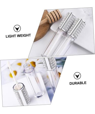 Housoutil Lot de 10 Tubes de Gloss L vres Rechargeables en Verre 5 Ml Contenant Transparent pour Soin des L vres Liquide Accessoires DIY Maquillage Portables et L gers - Buy Online on GoSupps.com