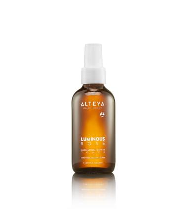 Alteya rganic Luminous Rose Hydrating Flower Toner 4 Fl Oz/120 mL Certified Organic Purifying Balancing Revitalizing All Skin Types