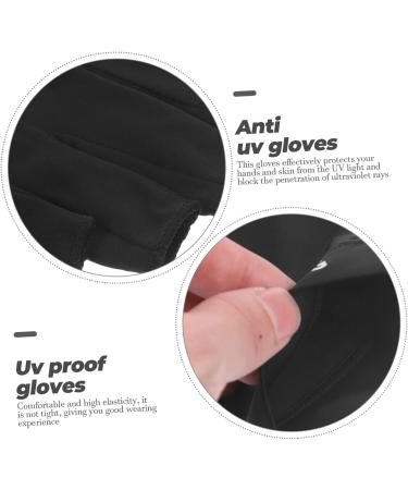 Kisangel 3 Pairs Uv Gloves Uv Protection Manicure Gloves Gel Manicure Gloves Manicure Gloves Uv Protection Nail Art Fingerless Gloves Nail Gel Uv Nail Gloves Fabric Women's Anti-uv Dryer - Buy Online on GoSupps.com