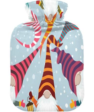 Buy Christmas Funny Gnomes Hot Water Bottle | 2L Heating Bag for Pain Relief & Arthritis - International Shipping - Buy Online on GoSupps.com