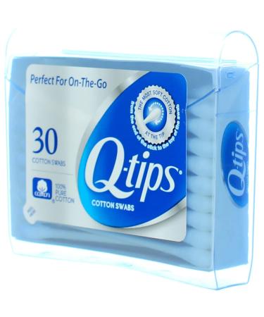 Q-tips Swabs Purse Pack - 30 Each (Pack of 2) - Convenient Travel Size - Buy Online on GoSupps.com