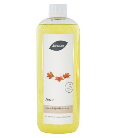Saunabedarf Schneider - Infusion concentrate autumn - fruity-floral and earthy sauna infusion - 1000ml content autumn 1000ml
