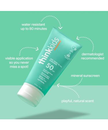 2 Pack of Thinksport Sunscreen SPF 50+ 6 Ounce - Buy Online on GoSupps.com