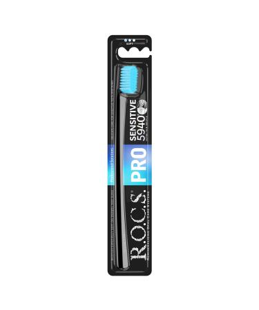 ROCS Toothbrush PRO Sensitive | Extra Soft Bristles for Sensitive Teeth - Best eCommerce for International Shipping - Buy Online on GoSupps.com
