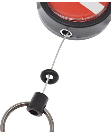 CaCaCook Retractable Lanyard - Black 10x4x2 | Durable Adjustable Perfect for ID & Keys | Shop Internationally - Buy Online on GoSupps.com