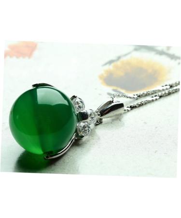 COHEALI Pendants for Necklaces Chalcedony Pendant Gemstone Beads Chalcedony Beads Agate Lovers Emerald Beads - Buy Online on GoSupps.com