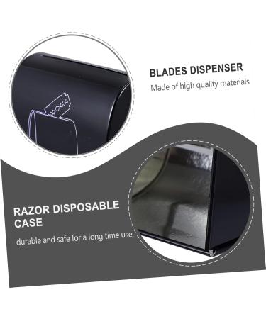 FOMIYES 12 STK Razor Blade Storage Box - Safety Razor Organizer Black - Ideal for Family & Home Use - Durable & Compact (6.5x4.5x6cm) - Buy Online on GoSupps.com