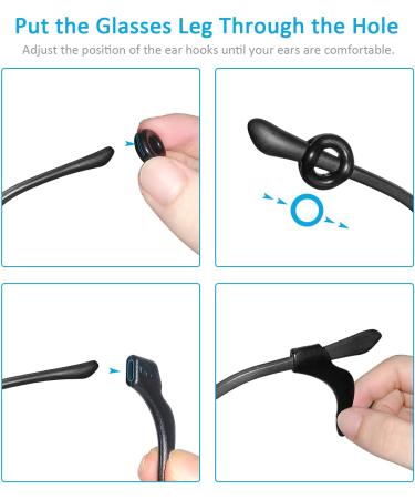 12 Pairs Mcyye Eyeglasses Ear Grips  Anti Slip Eyeglass Retainer  Premium Silicone Ear Hook  Keep Glasses from Slipping Down Your Nose  Simple  Effective Helper for Kids  Adults  Sports  Study & Work - Buy Online on GoSupps.com