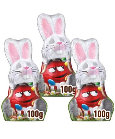 Easter Chocolate Bundle With M&M Milk Chocolate Hollow Easter Figure 100g (3 Pack)