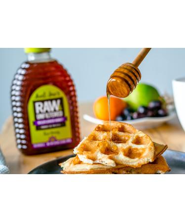 Aunt Sue's Raw & Unfiltered Wildflower Honey 32oz (2 LB) - Pure Strained Honey - Buy Online on GoSupps.com