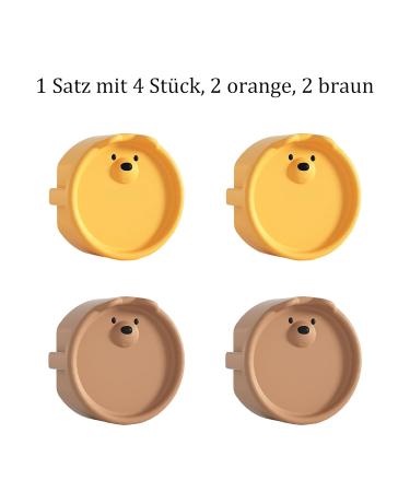 LLMTN Silicone Socket Covers - 4-Pack Decorative & Dust Protection for F-Type Sockets - Buy Online on GoSupps.com
