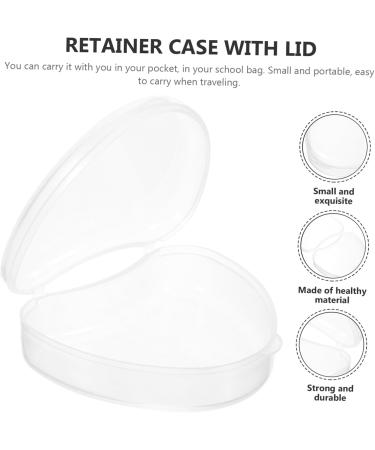 Beavorty Love-Shaped Prostheses Storage Box - Transparent 2-Piece Set for Outdoor Retention | Durable Plastic Holder Etui - Buy Online on GoSupps.com