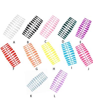 dijiusidy 1 Set Press on Nails Almond Extra Long Wear Tips Full Coverage Art Decals Beauty Tool DIY Manicure Kit Decorations - Buy Online on GoSupps.com