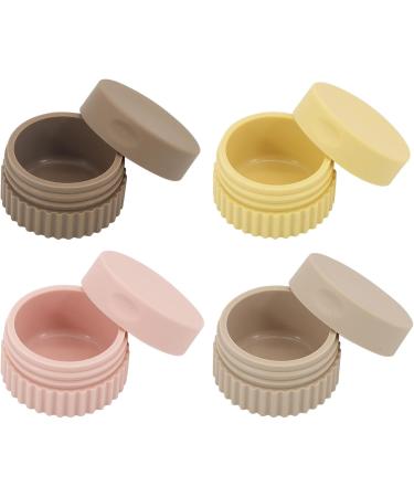 Fisssure Refillable Jars for Cream | Organizer Jar for Loose Powder | Leak-proof Toiletries Storage Jars for Cosmetics - Buy Online on GoSupps.com