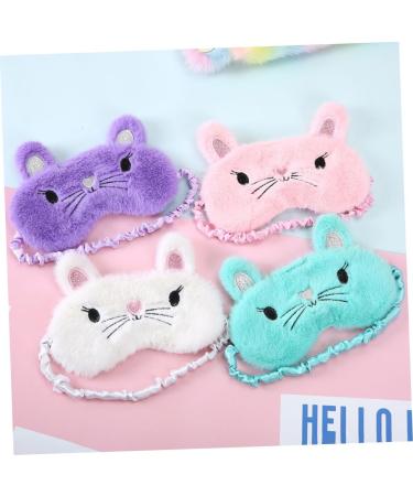 GLEAVI Travel Eye Mask Eye Mask For Travel Eyeshadow Sleep Eye Cover Eye Patch Mask Fluffy Comfortable Breathable The Cat Face Mask Eyeshadow - Buy Online on GoSupps.com