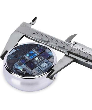 Cabin of The Future - Portable Round Pill Box Organizer with 3 Compartments for Travel & Everyday Use - Buy Online on GoSupps.com