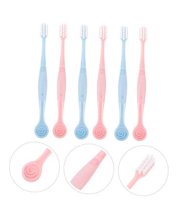 FRCOLOR Extra Soft Toothbrushes 6 Pack for Travel & Home - Full Mouth Cleaning & Tongue Scraper - Portable Camping Essentials - Buy Online on GoSupps.com
