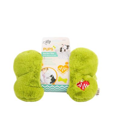 All for paws cuddly toy for dogs puppy toys dog heartbeat plush animal puppy behavioral aid plush animal pet plush animal ... (green Pillow (one heartbeat)))