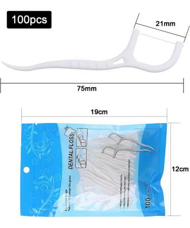 100 Tooth Cleaning Sticks for Molars - Easy Interdental Cleaners | Toothpicks for Dental Care - Buy Online on GoSupps.com