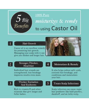 10ml Natural Castor Oil Hair Growth Serum - Essential Moisturizer for Eyebrow & Eyelash Nourishment | International Shipping - Buy Online on GoSupps.com