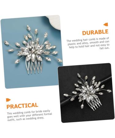 Beatifufu Hair Comb Diamond Hair Accessories Comb Headband Bride Accessories Hair Side Comb Prom Hair Accessories Bridal Hair Accessories Wedding Hair Accessories - Buy Online on GoSupps.com