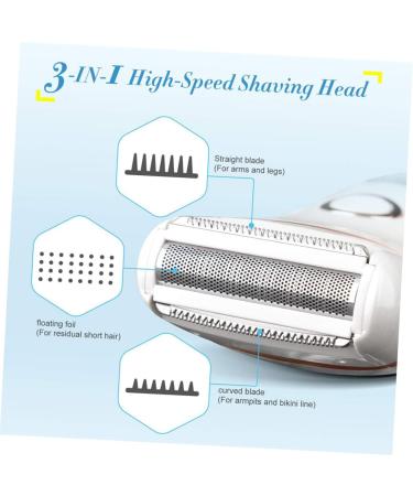 Beavorty 2-in-1 Electric Wet & Dry Shaver for Women - Face Hair Trimmer & Epilator - Buy Online on GoSupps.com