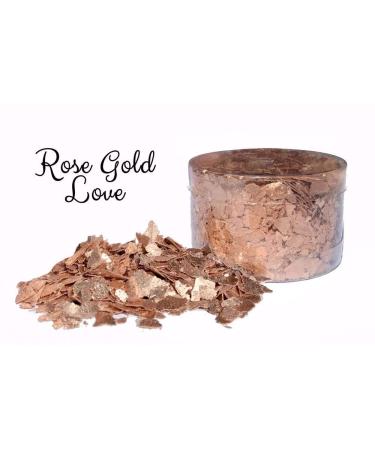 Crystal Candy Edible Flakes  6g Edible Flakes for Cakes, Desserts, Food  Food-Grade Foil Flakes for Decorating Cakes, Cookies, Candies  Sequin Effect  Intense Color and Shine  Rose Gold