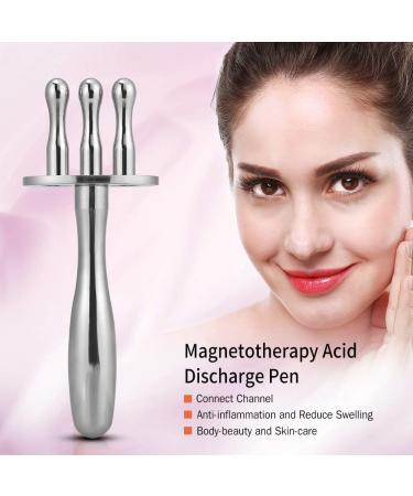 Zyyini Magnetotherapy 3-Forks Massager for Slim Waist and Cellulite - Magnetic Therapy Pen for Meridian Points - Bathing Accessory - Buy Online on GoSupps.com