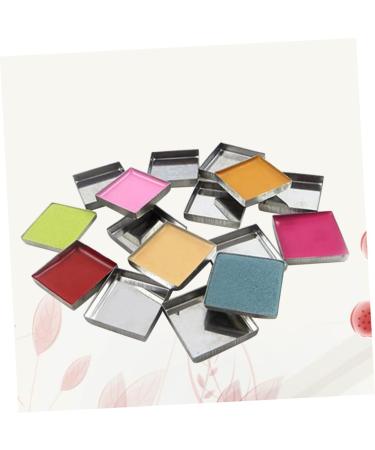 FOMIYES 112 Pcs Empty Eyeshadow Tin Pan Pans for Eyeshadow Makeup Plate Metal mediumx2pcs Silverx2pcs - Buy Online on GoSupps.com