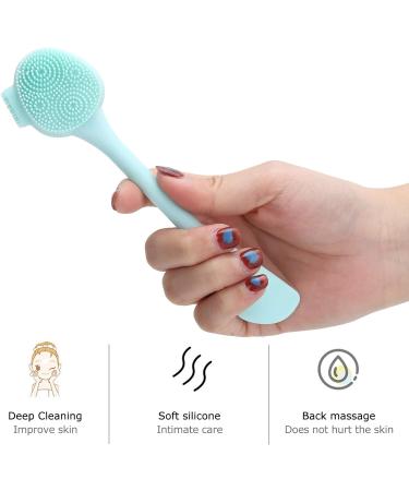 Deep Cleansing Silicone Face Brush Mask Mixing Stick Soft Material for Blackheads Massage Skin Smooth with Food Grade Silicone (Full Pink Double Head Fish Tail Style) Pwshymi30ma7inkox-12 - Buy Online on GoSupps.com
