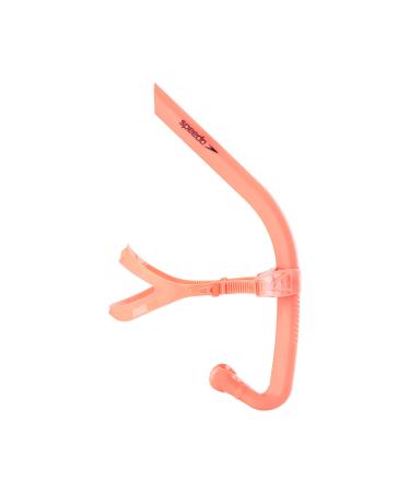 Speedo Unisex-Adult Swim Training Snorkel Bullet Head, Fiery Coral