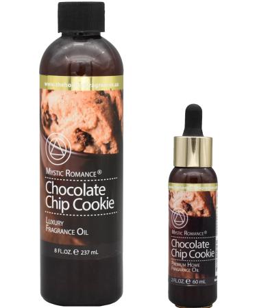 The Home of Fragrances - Set of 2 Bottles of Fragrance Oils - 2oz & 8oz (Chocolate Chip Cookie)