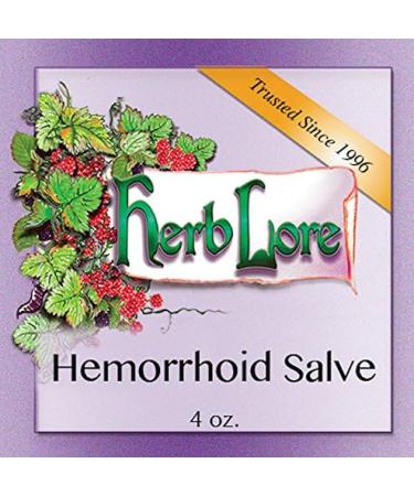 Herb Lore Hemorrhoid Salve Ointment 4 oz - Natural Treatment for Painful Hemorrhoids - Buy Online on GoSupps.com