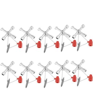 10-Piece Triangular Tool Key Set for Utensil & Key Cabinets - Craft & Cross Keys - Buy Online on GoSupps.com