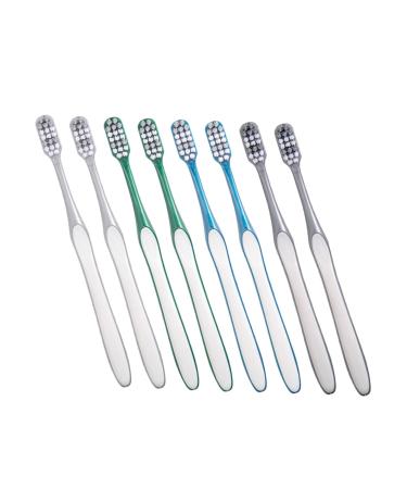 Kombiuda 8st toothbrush to reduce tooth stains Brushing teeth bristle toothbrush reusable toothbrush head toothbrush children's toothbrush travel small toothbrush pp large head