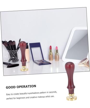 Balacoo 1pc Dispensing Plate Tool Vintage Makeup Eyeshadow Stamper Cosmetic Stamper Coffee Old Fashioned 1 count (Pack of 1) Brown - Buy Online on GoSupps.com