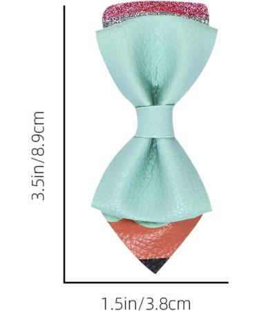 Pencil Claw Clip Back to School Hair Bow - Unique Hairgrips Strong Hold Claw Clips School Hair Accessories for First Day of School Lake Blue - Buy Online on GoSupps.com