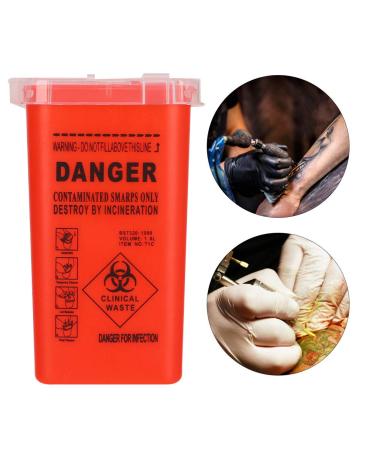 Small Sharps Container for Home and Travel Use - Durable Disposable Tattoo Supplies - Buy Online on GoSupps.com