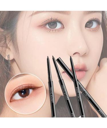 Non-smudging Waterproof Long-lasting Eyeliner Pencil 2PCS Extra Fine Eyeliner Quick Drying Long Lasting No clumping Eyeliner Makeup - Stays On All Day (01-2pc) - Buy Online on GoSupps.com