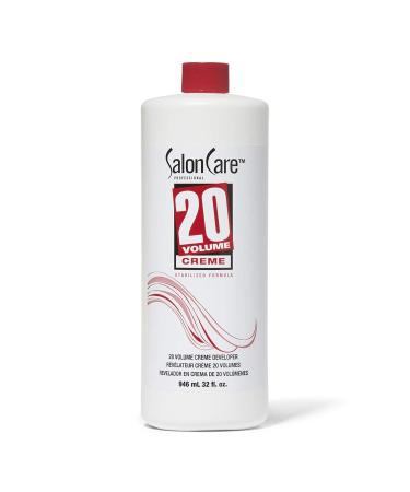 Salon Care 20 Volume Creme Developer, 32oz 32 Fl Oz (Pack of 1)